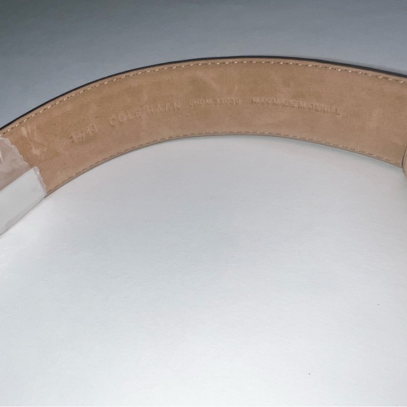 NWT COLE HAAN SIZE 34 BELT TAN BOHO WESTERN ACCESSORIES - Picture 6 of 7